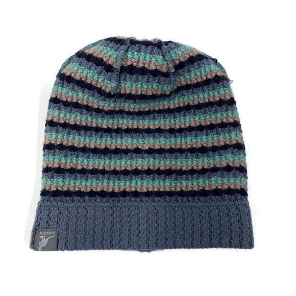 Kangol Pebble Knit Pull On Beanie Hat Top Pom Angora Wool Blend Unisex‎ - Picture 12 of 15